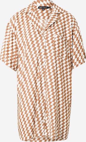 Motel Shirt dress 'Fresia' in Brown: front