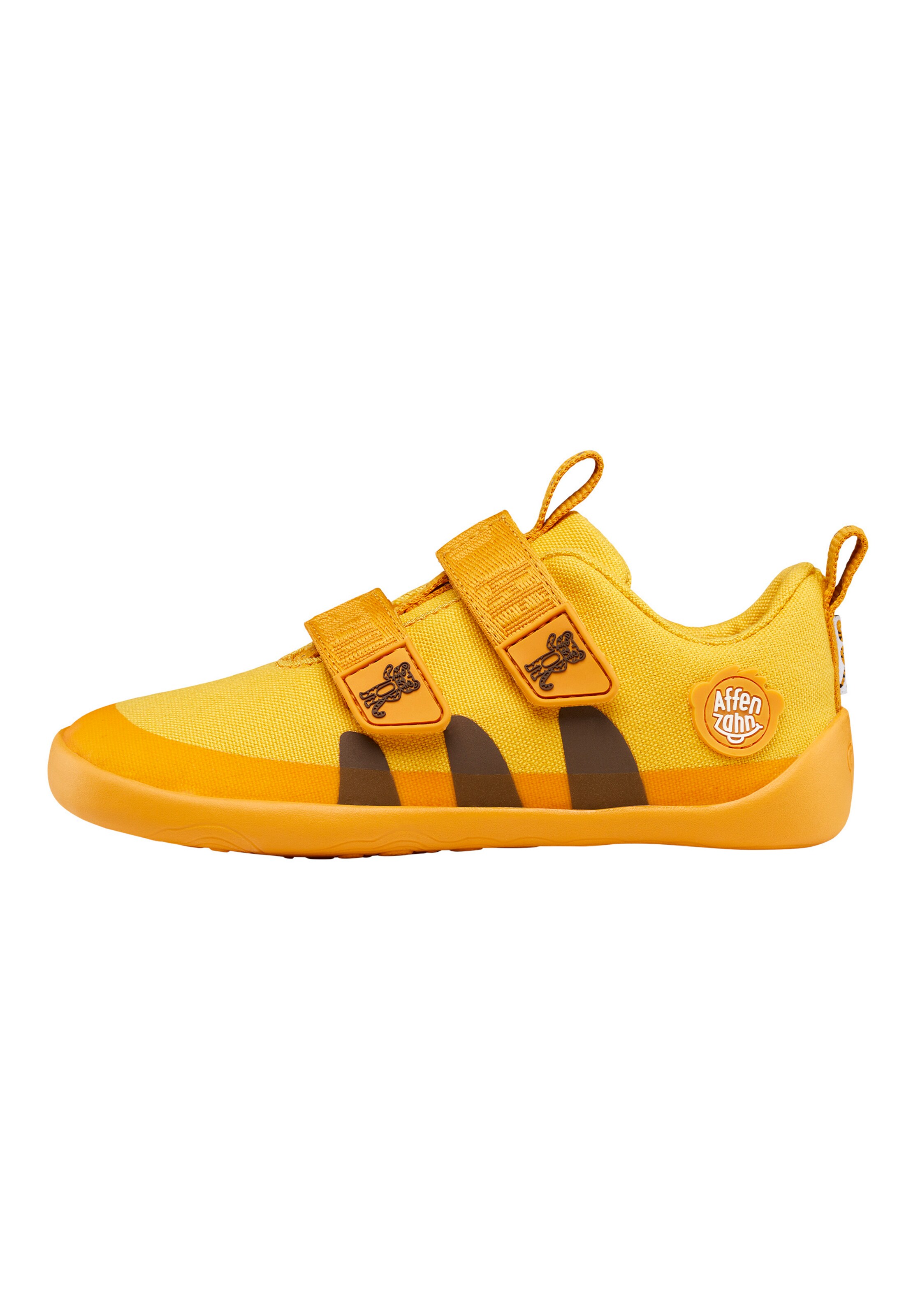 Affenzahn Sneakers 'Lucky Tiger' in Yellow: front