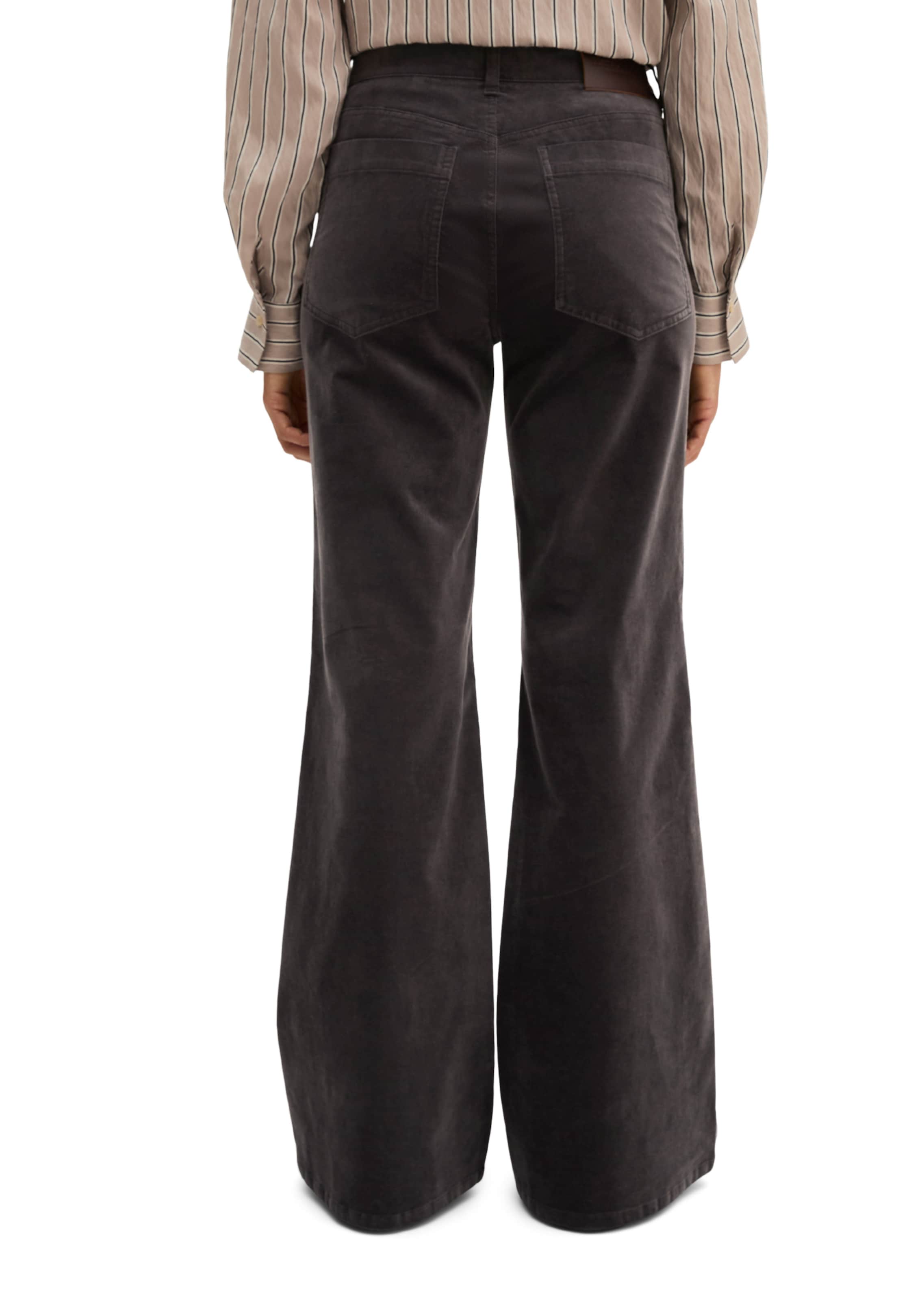 Marc O'Polo Bootcut Broek in Grijs: terug