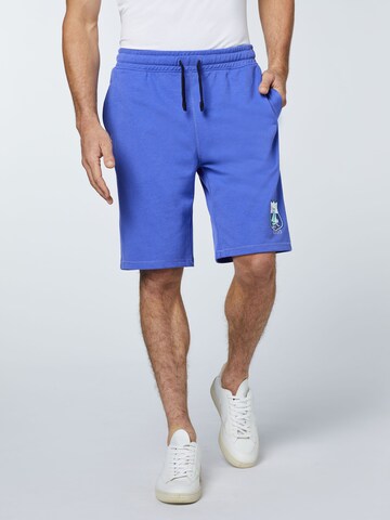 Oklahoma Jeans Regular Bermuda Shorts ' aus Baumwollmix ' in Blau: predná strana