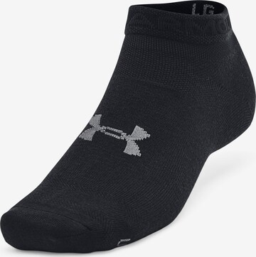 UNDER ARMOUR Athletic Socks 'Essential' in Black: front