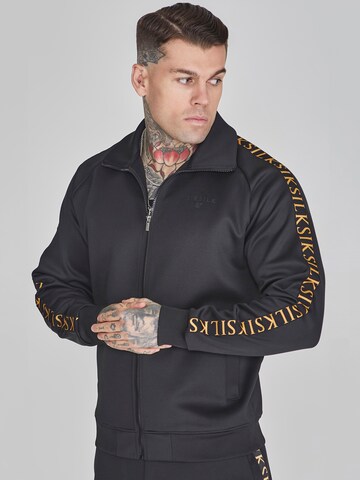 SikSilk Sweatjacke in Schwarz
