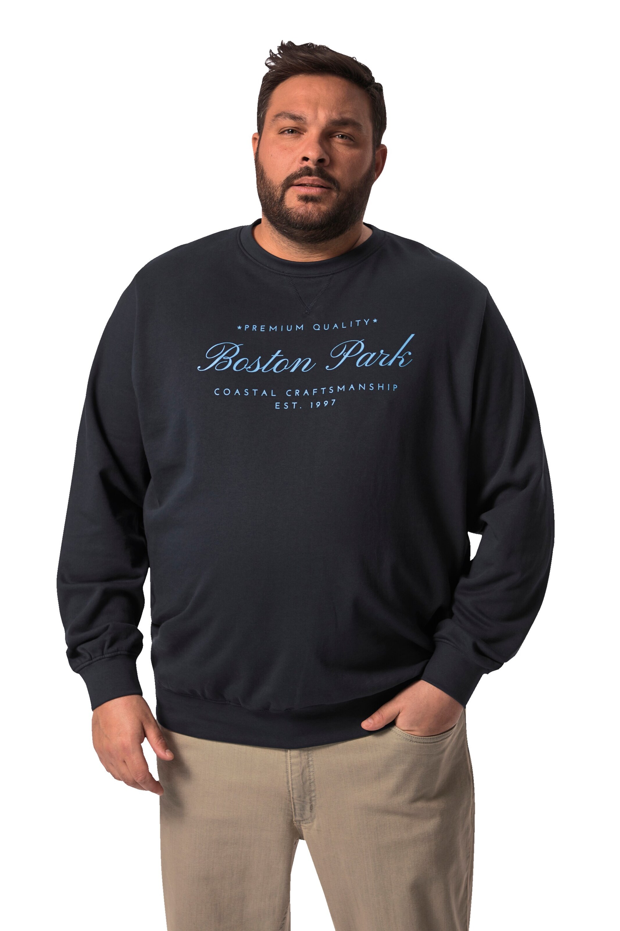 Boston Park Sweatshirt in Blue: front