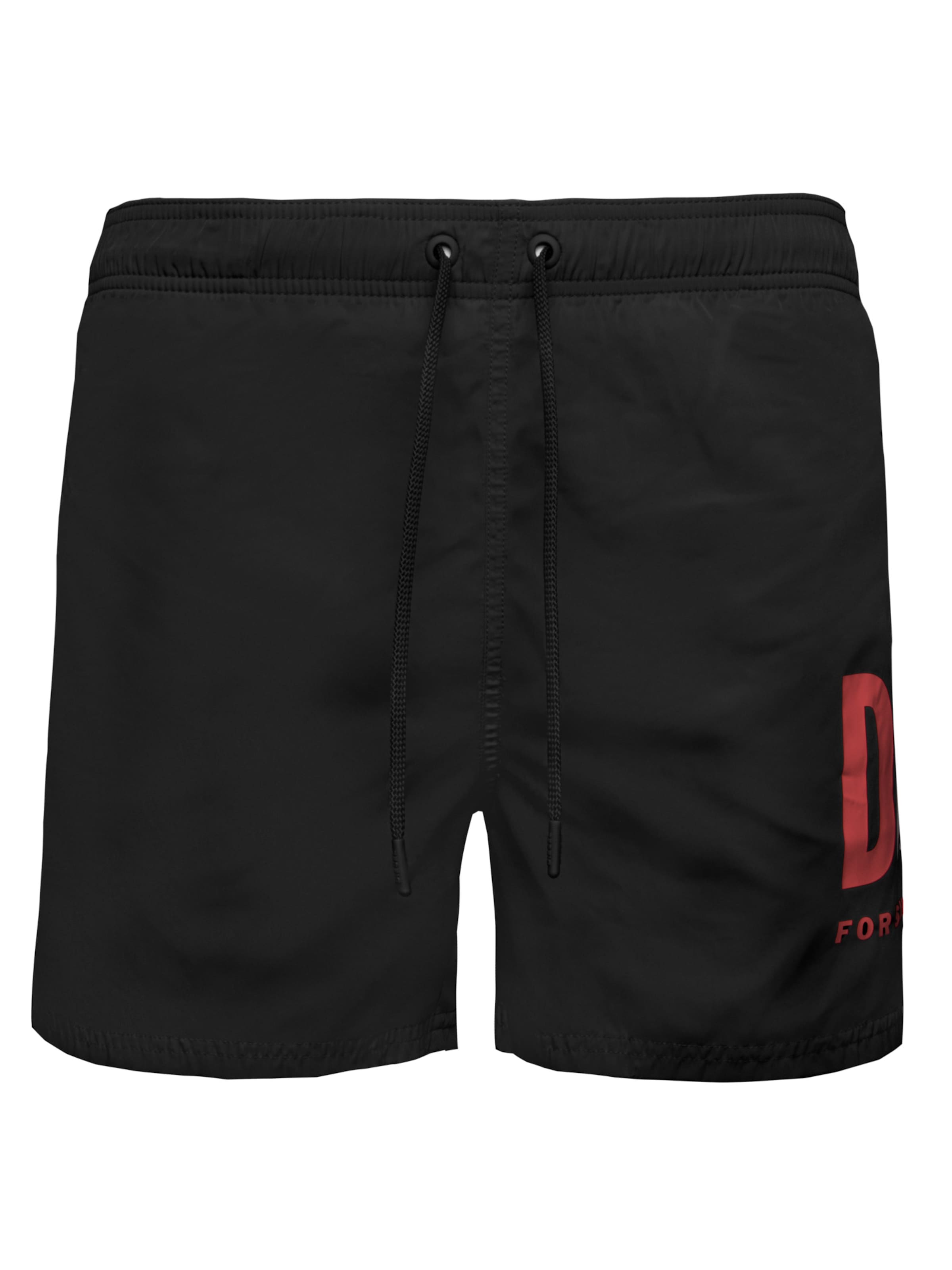 Pantaloncini da bagno 'NICO' di DIESEL in nero: frontale