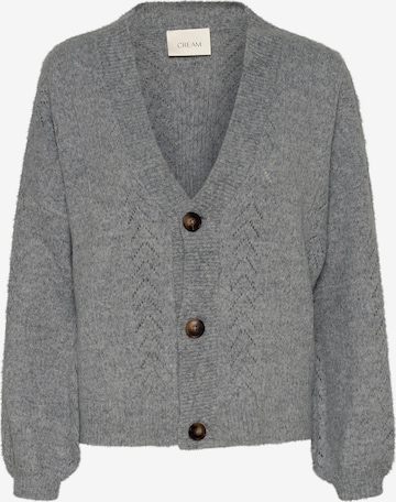 Cardigan 'CR Holiday' Cream en gris : devant