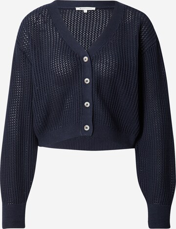 TOM TAILOR DENIM Knit cardigan in Blue: front