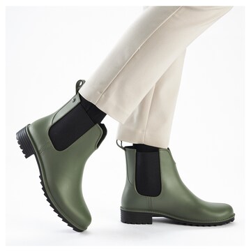 Rieker Gummistiefel in Grün