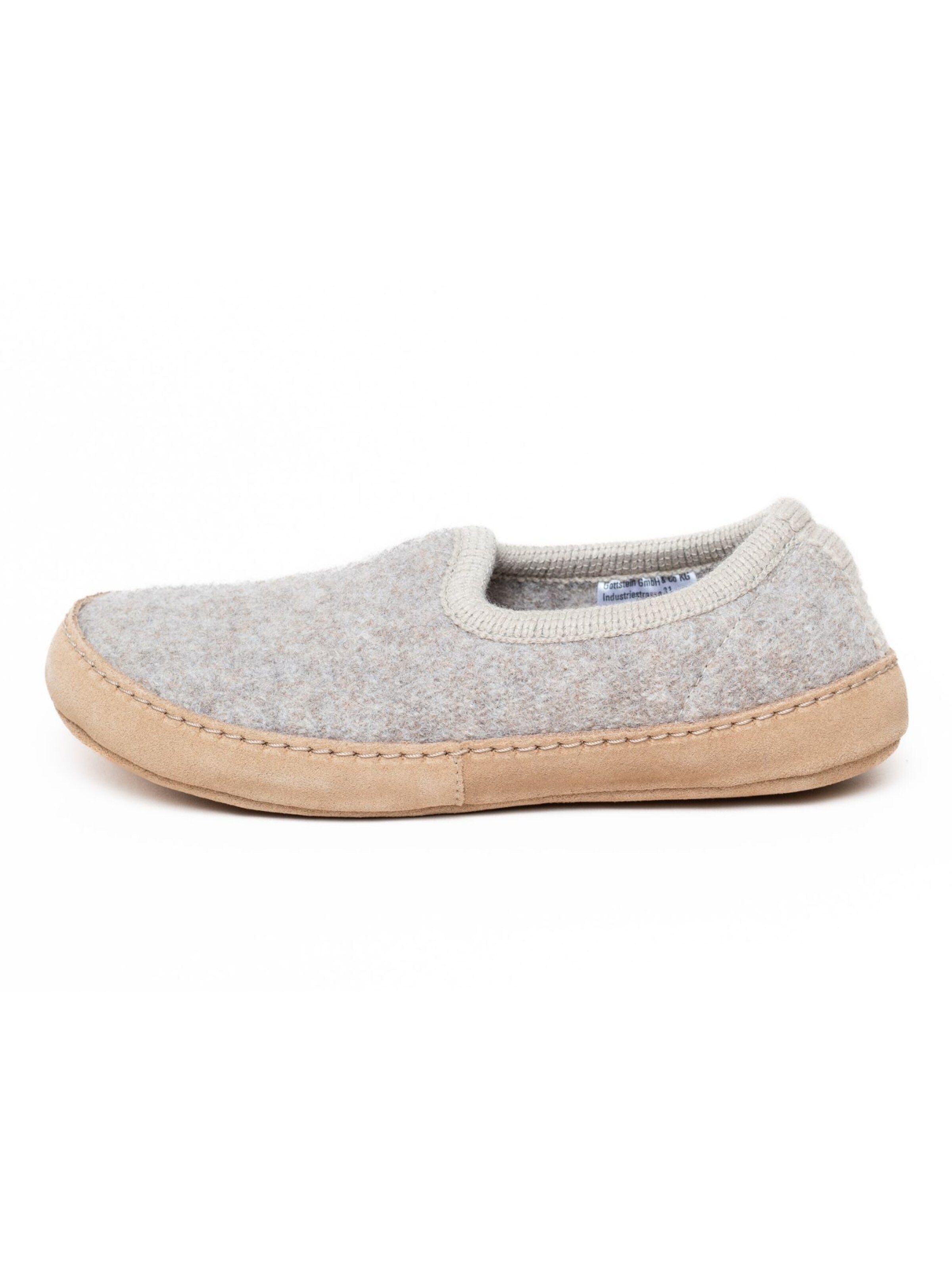 Gottstein Slippers 'Walkpantoffel Cheyenne' in Beige