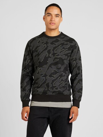 G-STAR Sweatshirt in Schwarz: Vorderseite