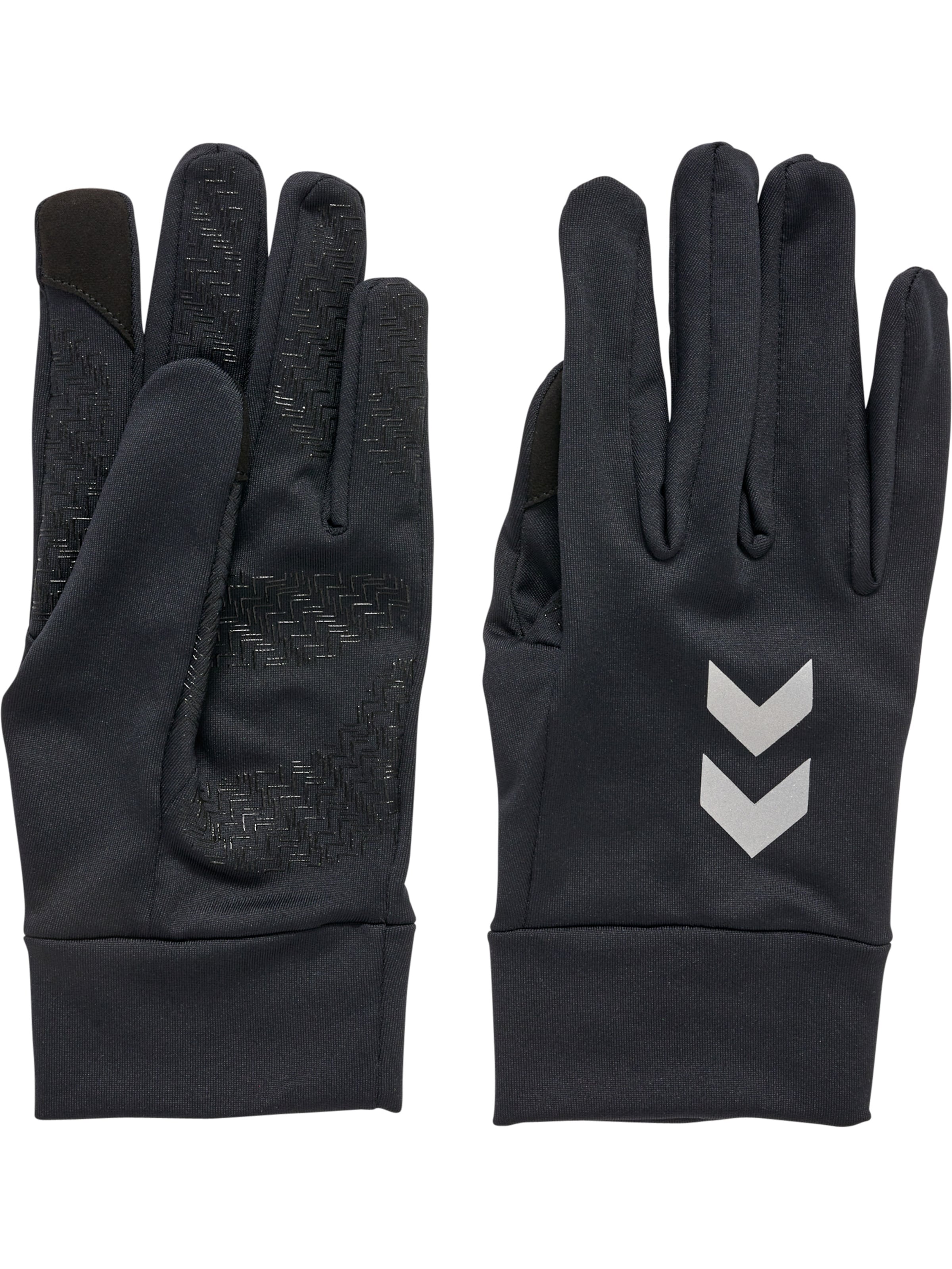 Gants de sport Hummel en noir : devant