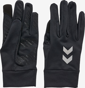 Gants de sport Hummel en noir : devant