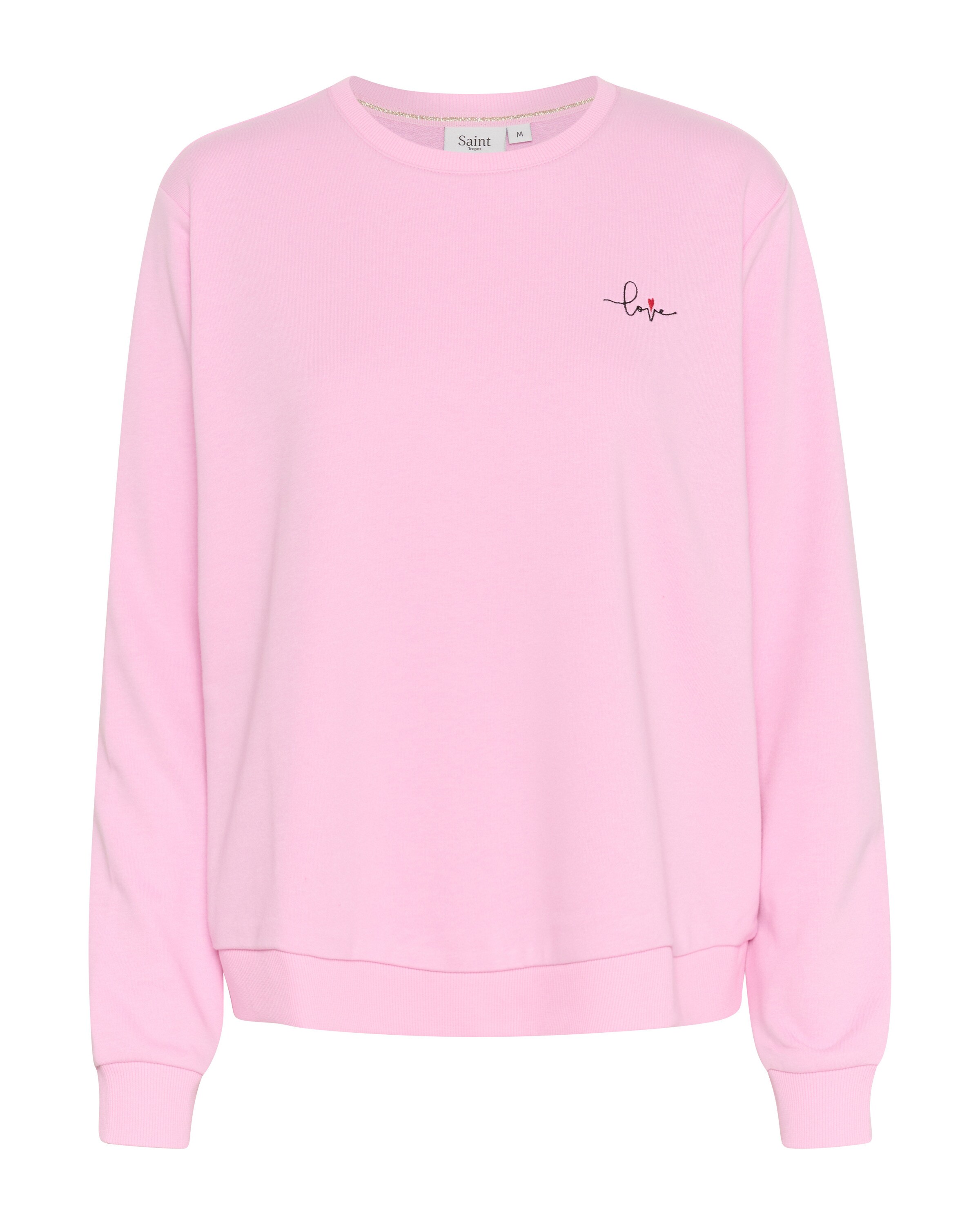 SAINT TROPEZ Sweatshirt 'JettiSZ' in Roze: voorkant