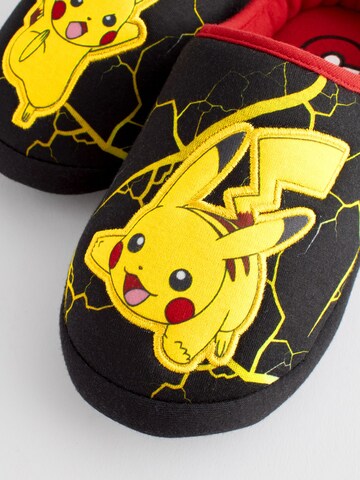 Next Hausschuh 'Pokemon' in Schwarz