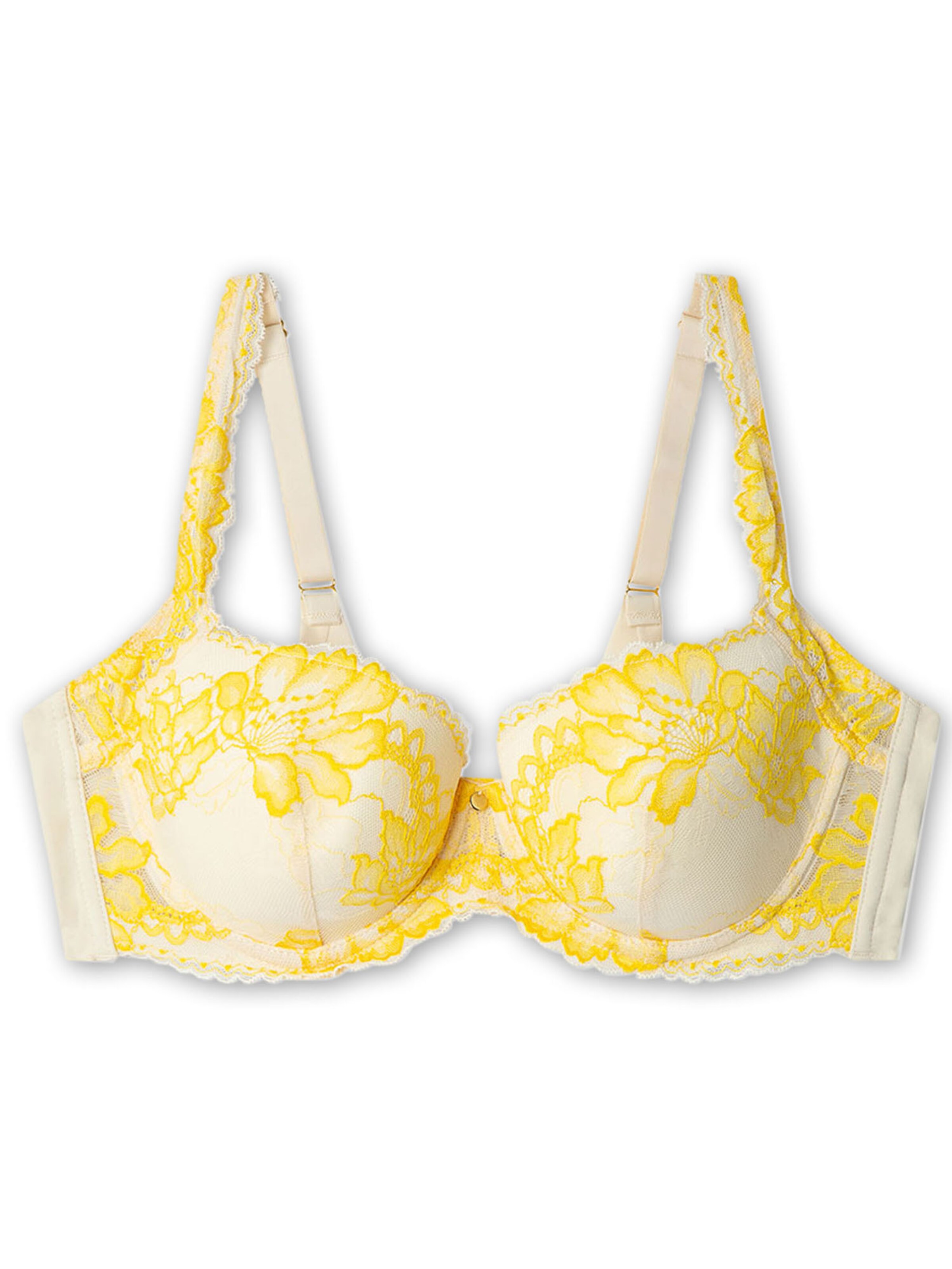 Gisela Balkonetová Podprsenka – žlutá: přední strana