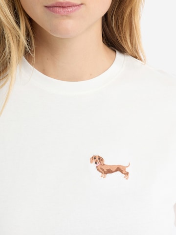 ETAM Pajama Shirt 'Hug' in Beige