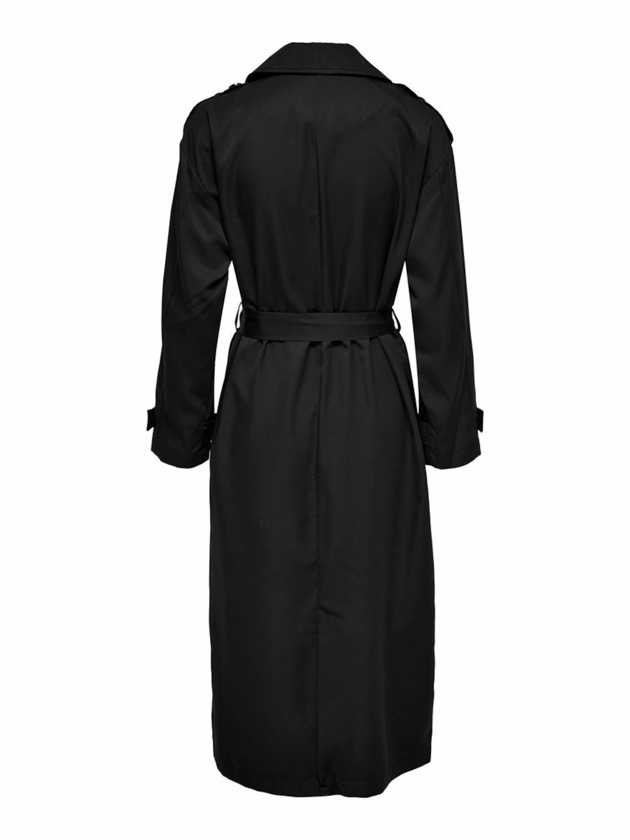 Only Tall Tussenmantel in Zwart