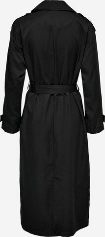 Palton de primăvară-toamnă de la ONLY pe negru