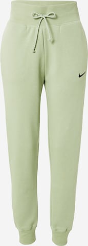 Pantaloni de la Nike Sportswear pe verde: față