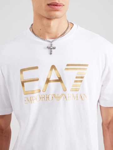 EA7 Emporio Armani Тениска в бяло