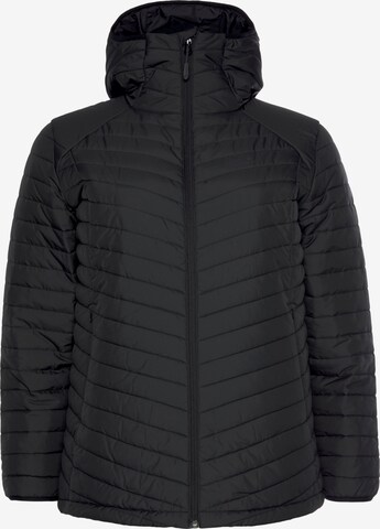 JACK WOLFSKIN Athletic Jacket in Black: front