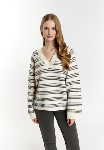 Pullover 'Incus' di DreiMaster Vintage in beige: frontale