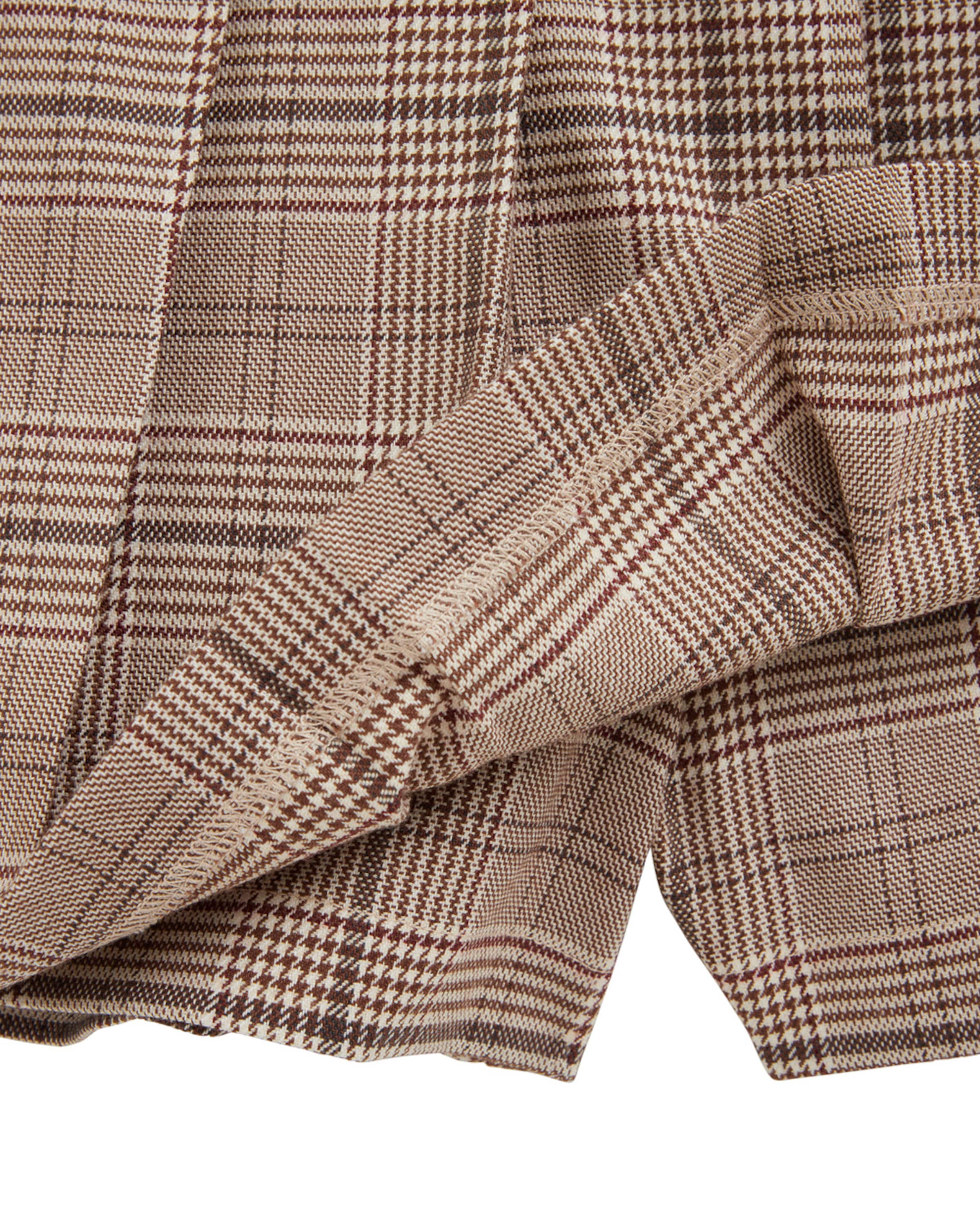 WE Fashion Regular Broek in Bruin