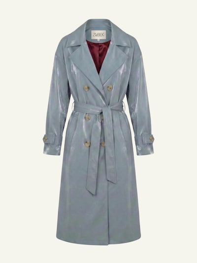 ZUBEK Between-Seasons Coat in Light blue, Item view
