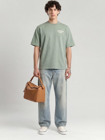 Mansour Shirt 'Paris College' in Green: front