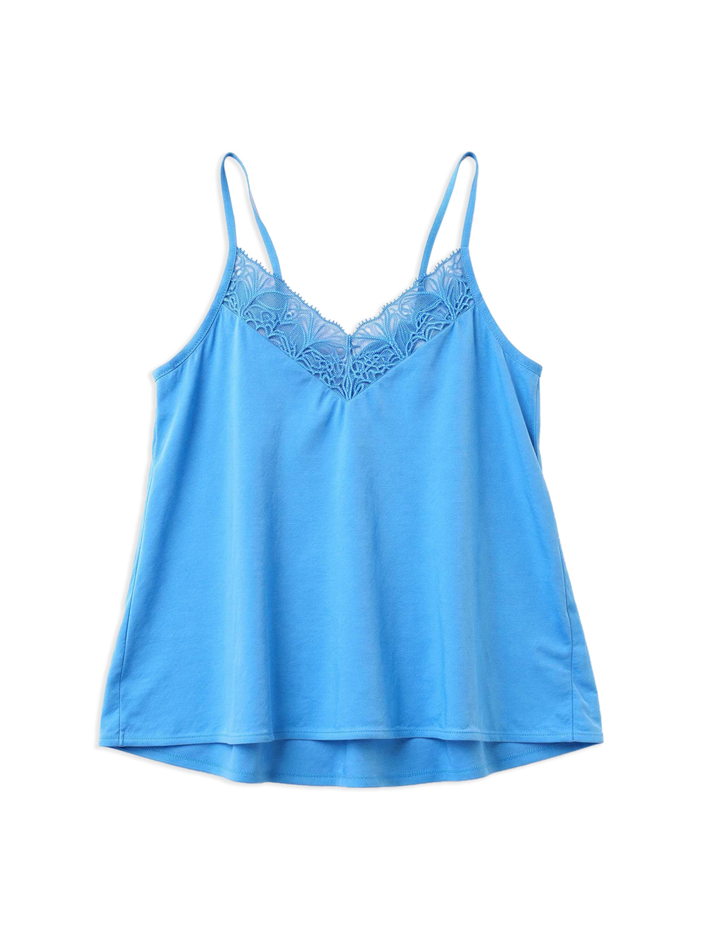 Pyjama Gisela en bleu : devant