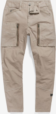 G-Star RAW Tapered Cargobroek 'Army' in Beige: voorkant