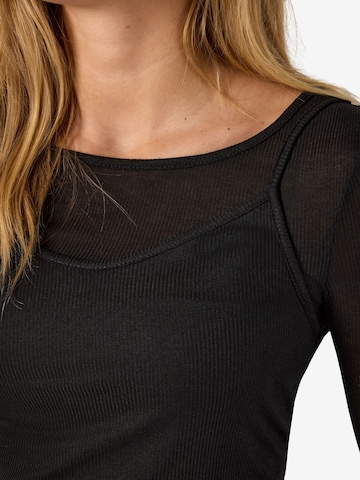 Noisy may Shirt 'NMNusa' in Zwart