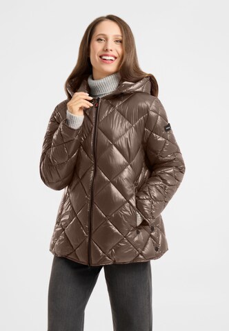 Frieda & Freddies Between-Season Jacket in Brown: front