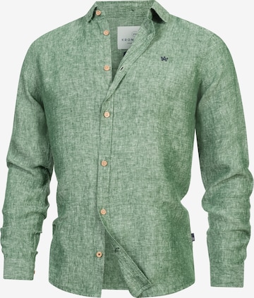 Chemise 'Ayers' Kronstadt en vert : devant