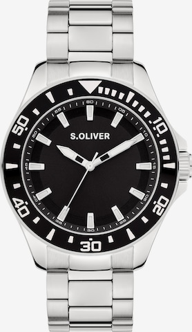 s.Oliver Analog Watch in Silver: front
