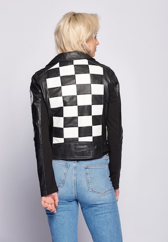 Maze Lederjacke  ' Cypress ' in Schwarz