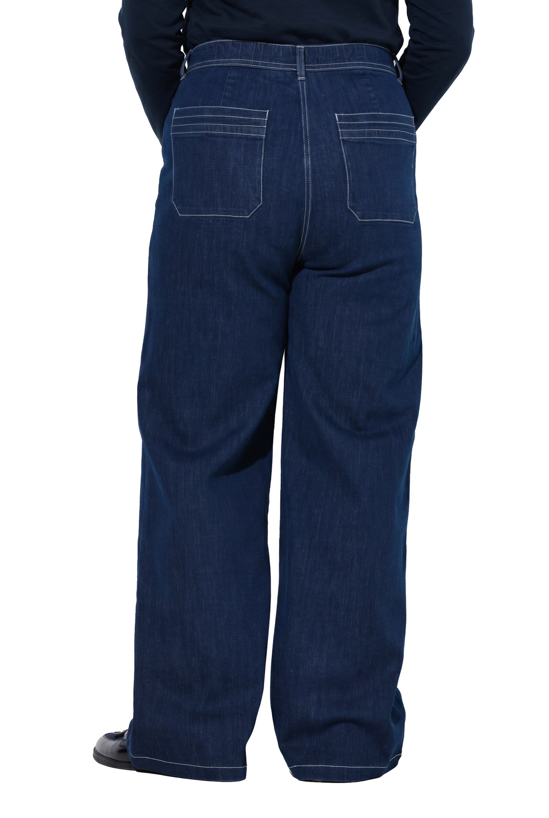 Ulla Popken Regular Jeans in Blauw