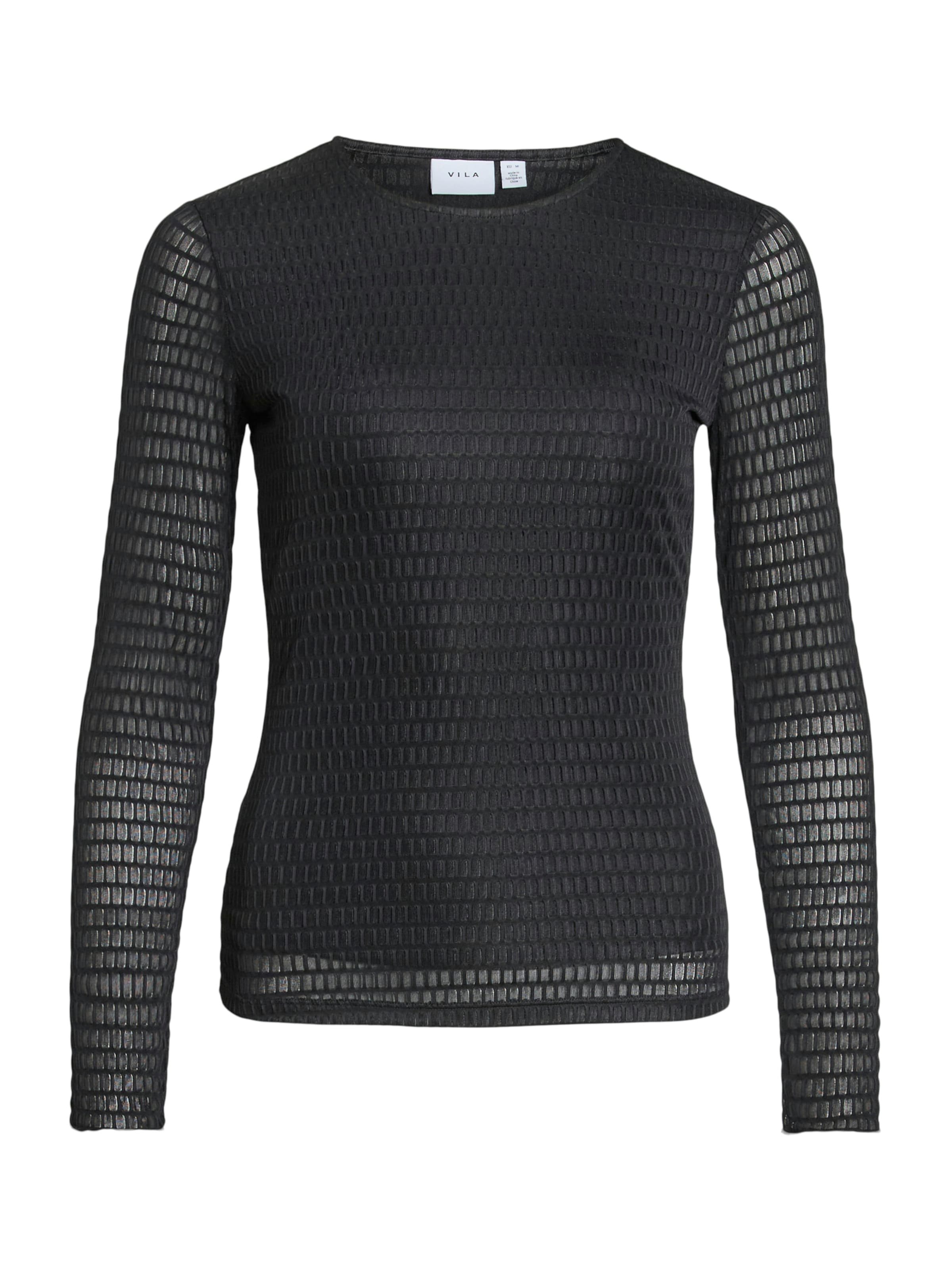 VILA Shirt 'VILarine' in Black: front