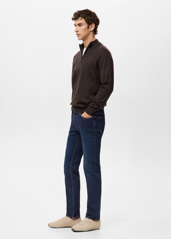 MANGO MAN Slim fit Jeans 'Jan' in Blue