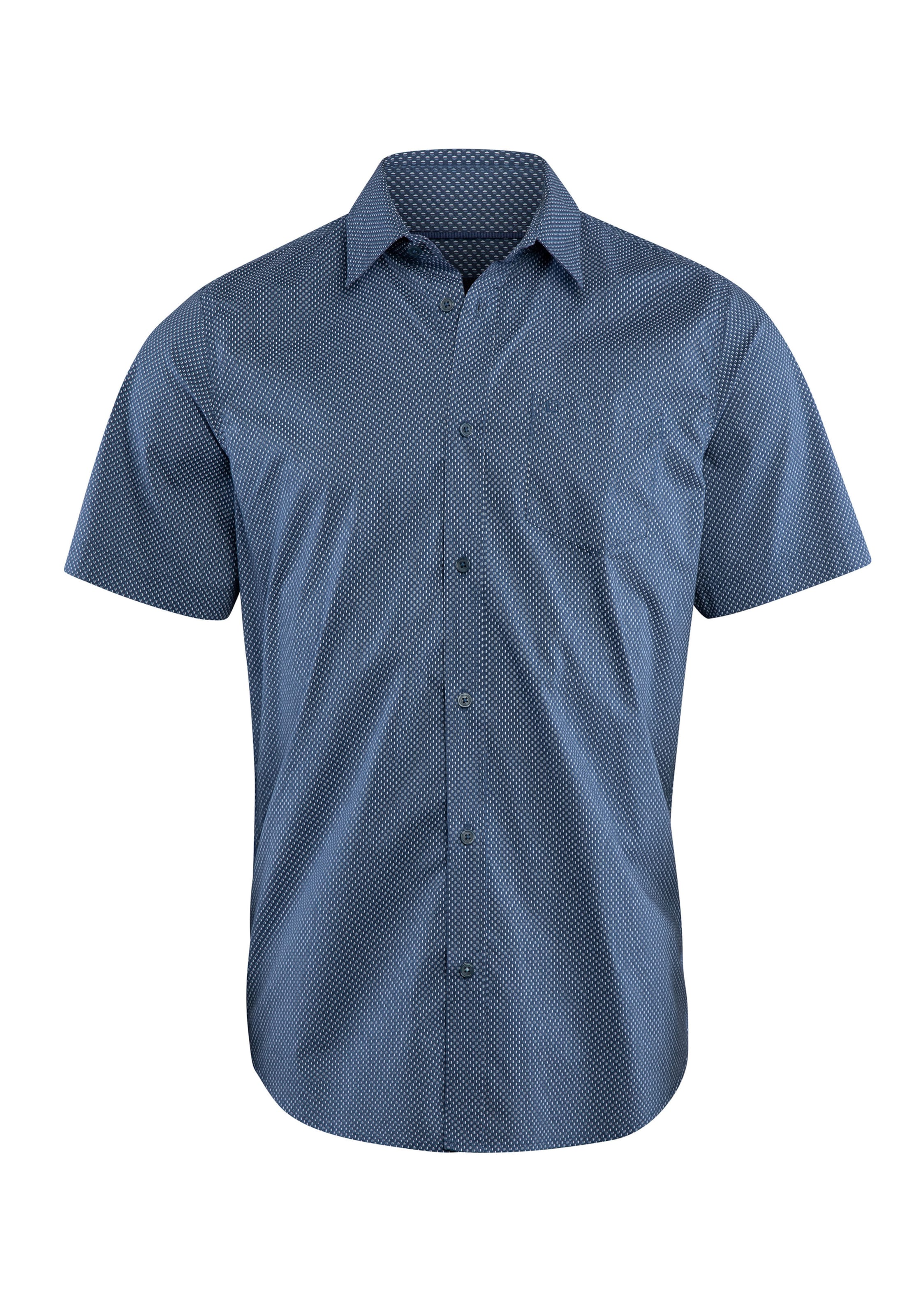 Coupe regular Chemise 'Hudson' Stooker Men en bleu : devant