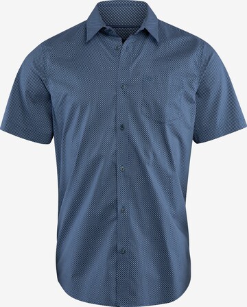 Coupe regular Chemise 'Hudson' Stooker Men en bleu : devant