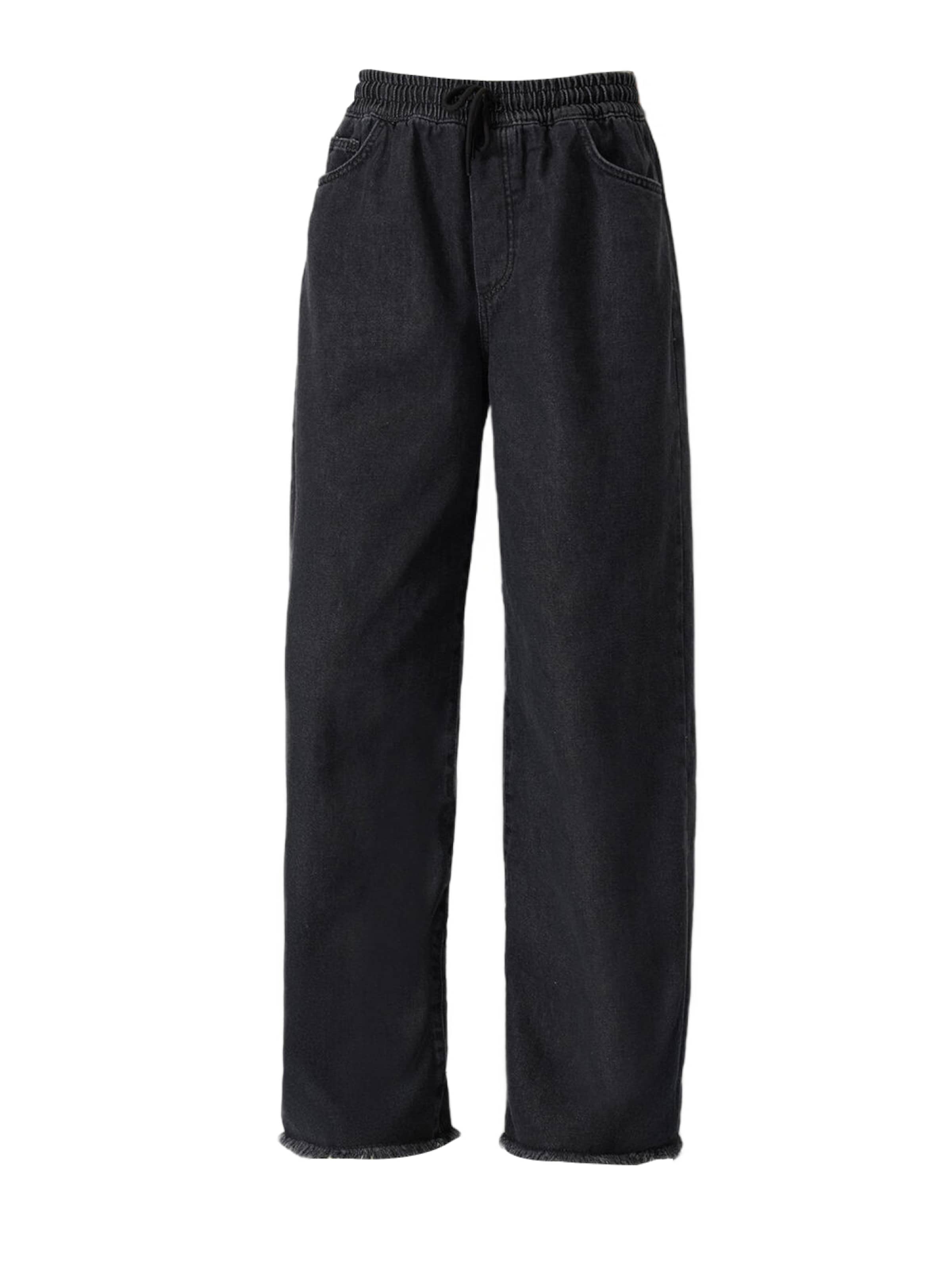 Touche Prive Wide Leg Jeans in Grau: Vorderseite