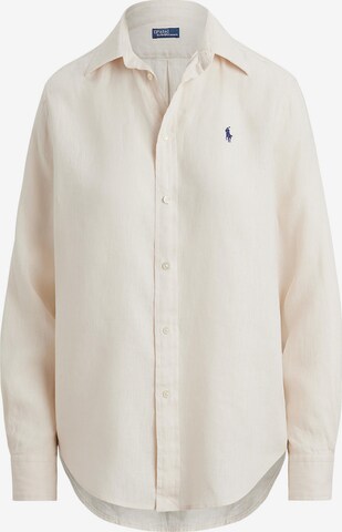 Polo Ralph Lauren - Blusa 'CLASSIC' em bege: frente