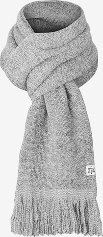 Manufaktur13 Scarf 'Fringe' in Grey: front