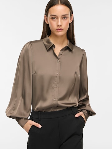 VILA Bluse 'VIEnna Ravenna' in Braun