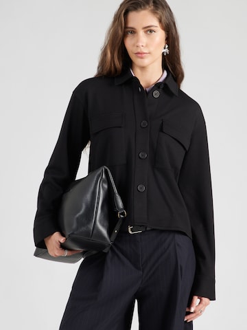 Smith&SoulWide Leg/ Široke nogavice Prijelazna jakna - crna boja: prednji dio