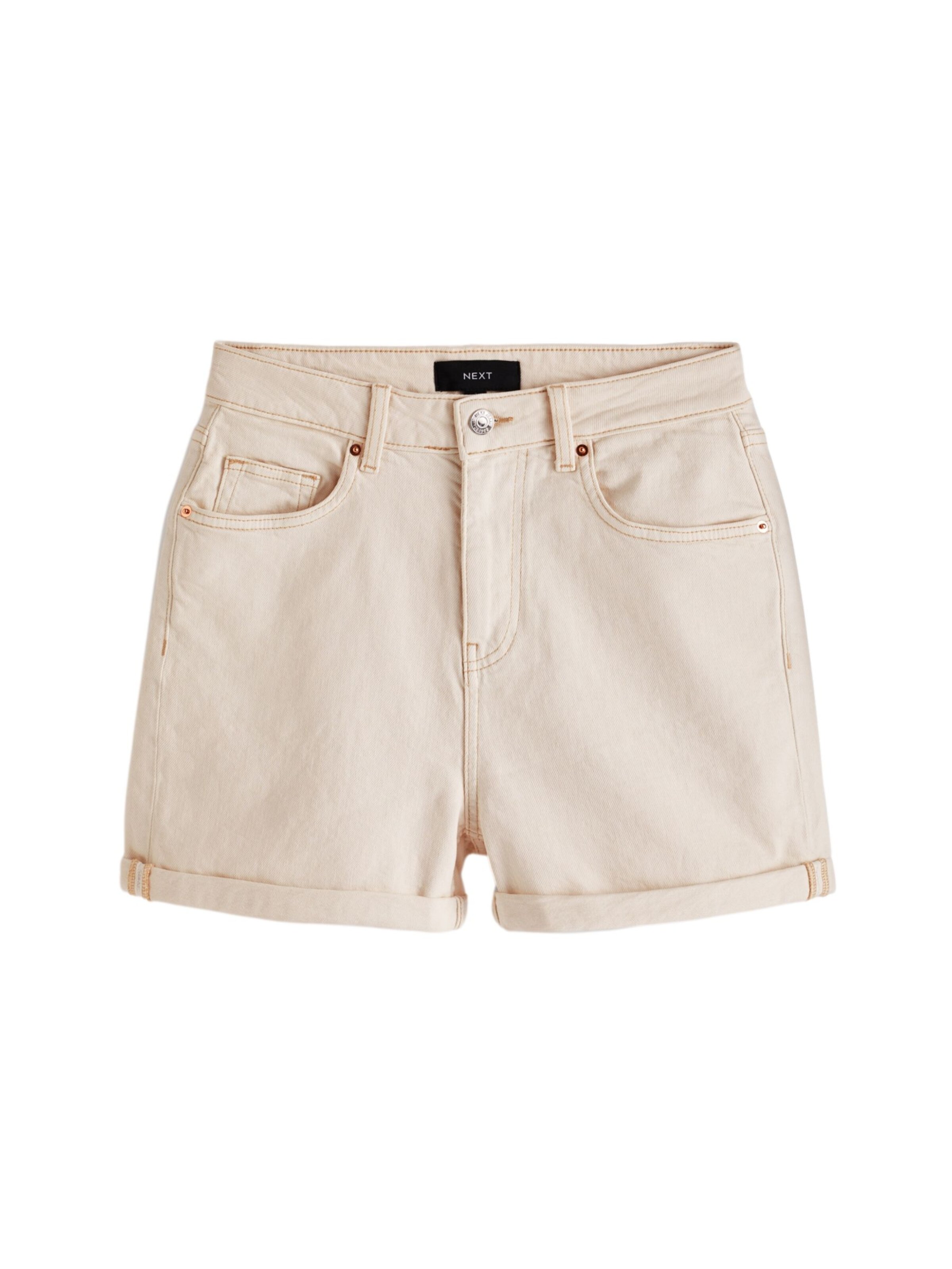 Next Loose fit Jeans in Beige: front