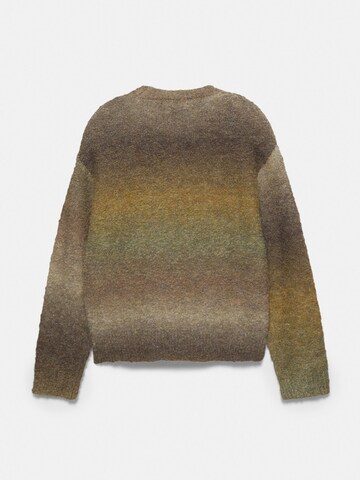 Pull&Bear Sweter w kolorze zielony