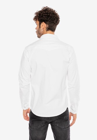 Redbridge Regular Fit Hemd 'Glasgow' in Weiß