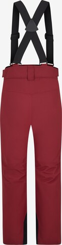 ZIENER Regular Workout Pants 'AXI' in Red