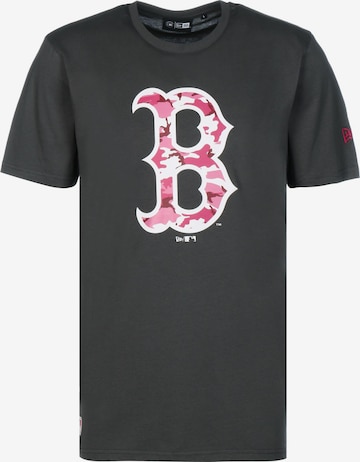 NEW ERA Shirt 'MLB Boston' in Grey: front